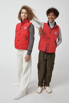 Chamarras Canada Goose Niños Mexico - Vanier Chalecos Rojos WK1682435